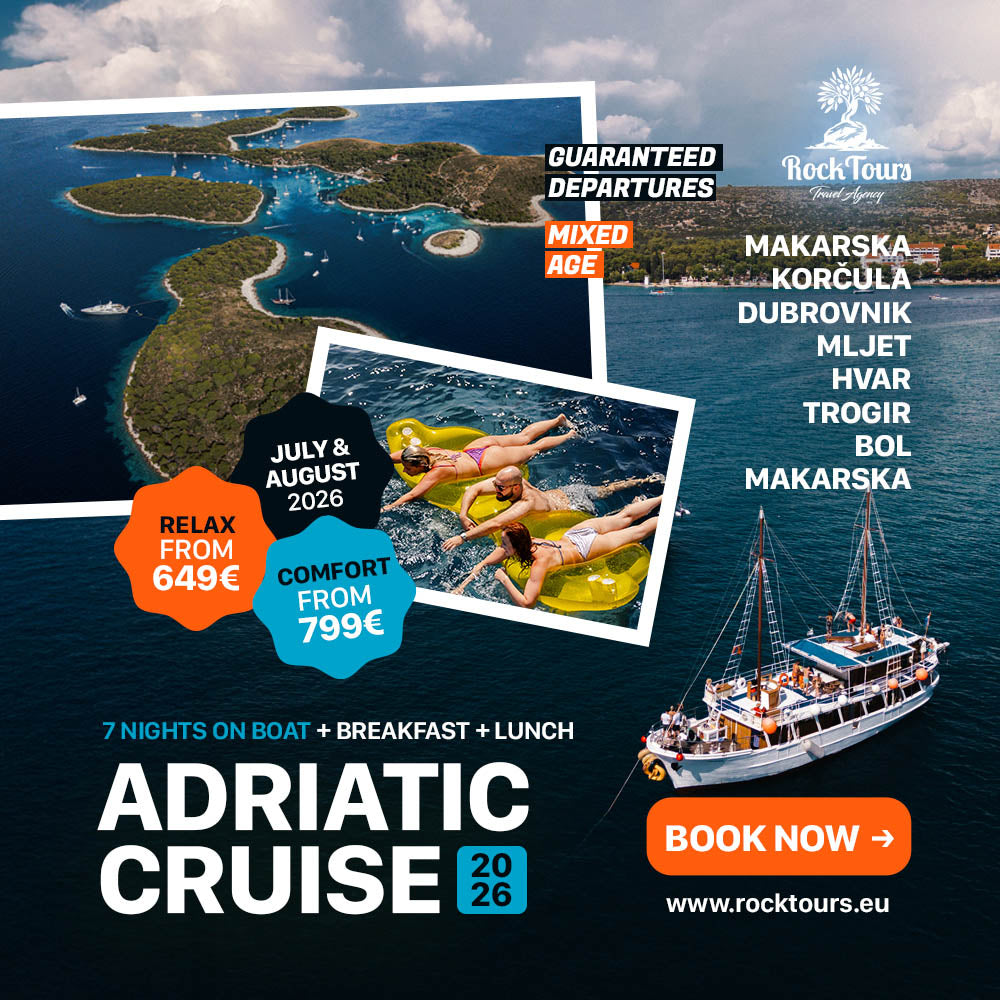 From Makarska: ADRIATIC CRUISE 8 days | 2026.