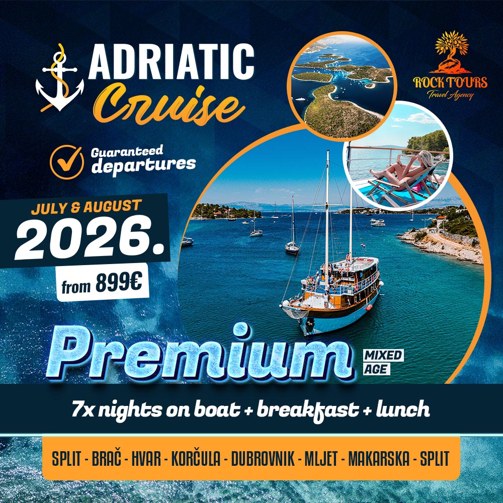 Premium Adriatic Cruise 2026 | Mixed Ages