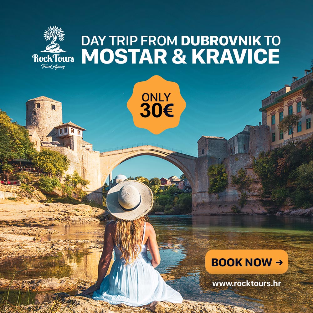Day Trip from Dubrovnik: MOSTAR & KRAVICE Waterfalls | 2026.